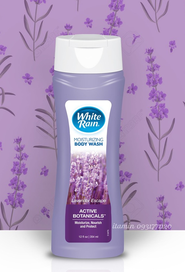 Sữa Tắm Dưỡng Ẩm White Rain Hương Lavender 354ml ( khong xuất hóa đơn đỏ-không có tem phụ)