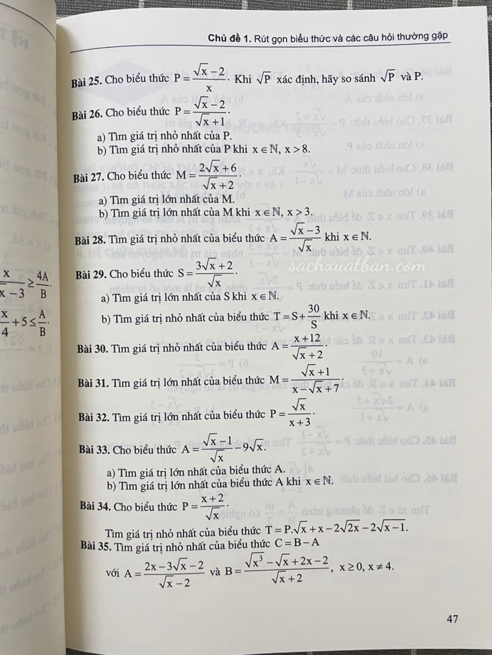 Sách Toán chọn lọc ôn thi vào lớp 10