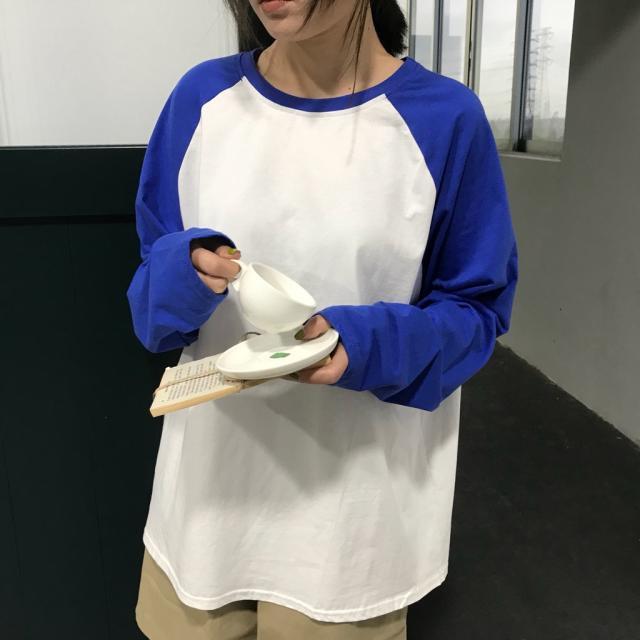 Áo thun tay dài raglan trơn 3 màu form rộng ulzzang thu đông UNISEX