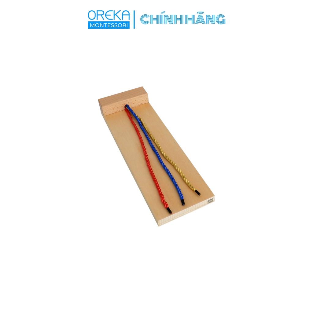 Đồ chơi trẻ em Oreka Montessori Bảng bện dây - 0170600