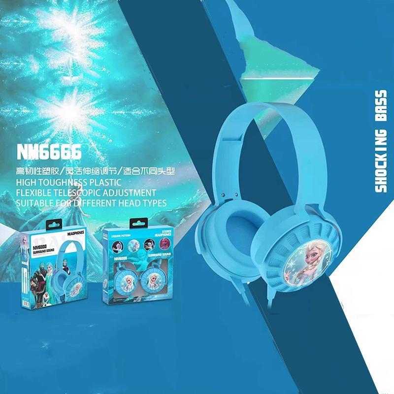 Tai Nghe Trùm Đầu Chơi Game Có Dây Phong Cách Hoạt Hình Kiểu Mới Cho Trẻ Em
