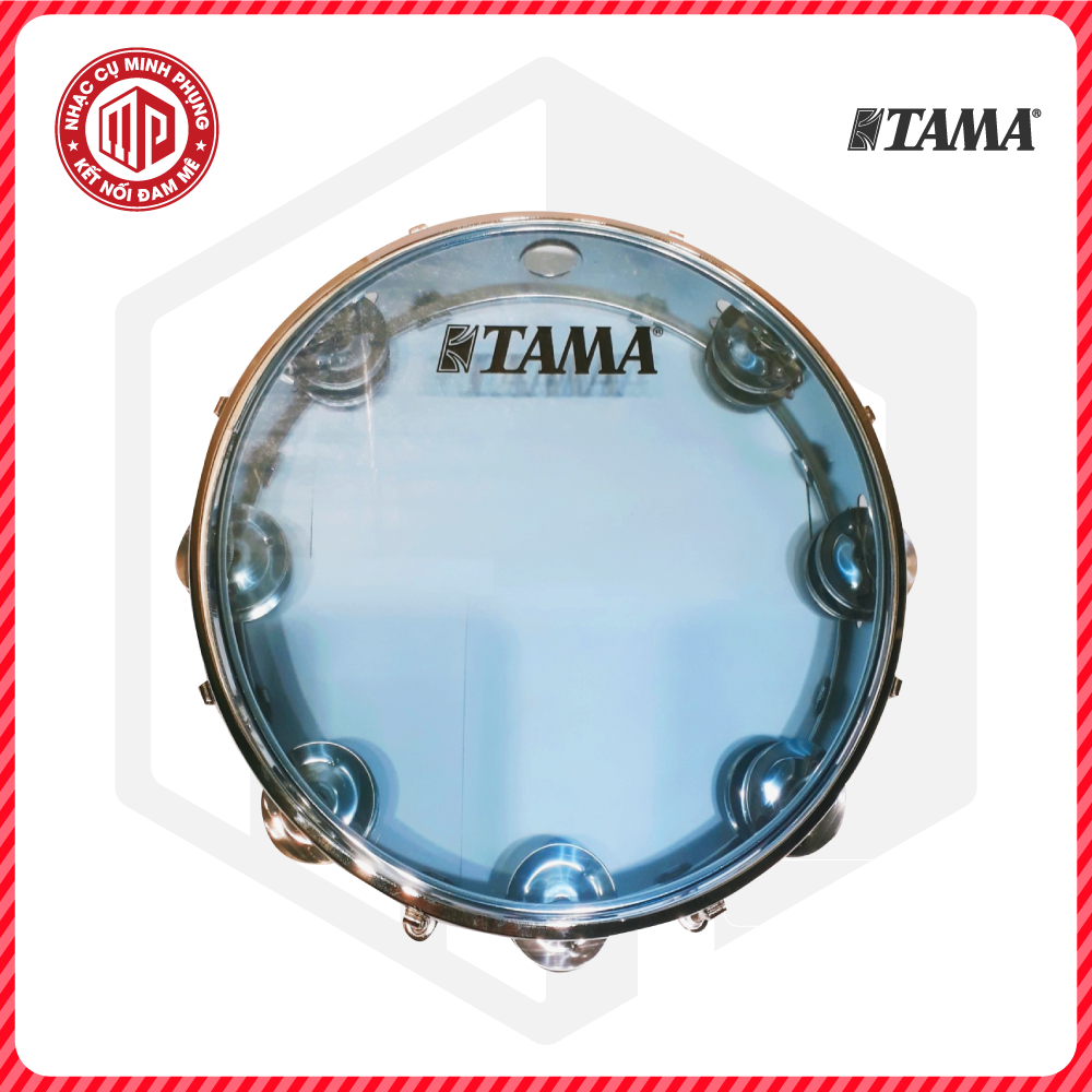 Trống lắc tay, Lục lạc gõ bo, Tunable Tambourine - Tama TMT-10 (TMT10) - Màu xanh biển (B1) - Hàng chính hãng