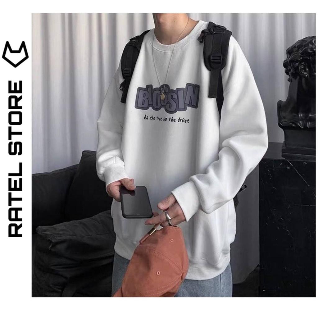 Áo Sweater Nỉ Bông Nam Nữ Blossin Thu Đông Unisex Form Rộng