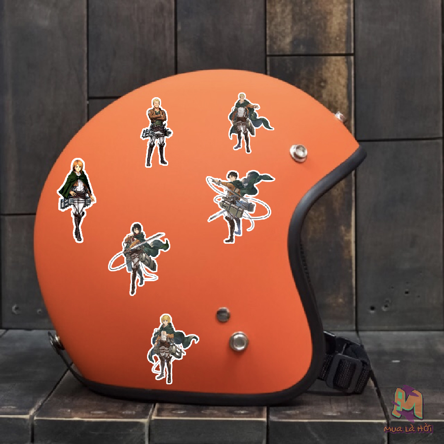 Miếng dán Stickers truyện Attack on titan