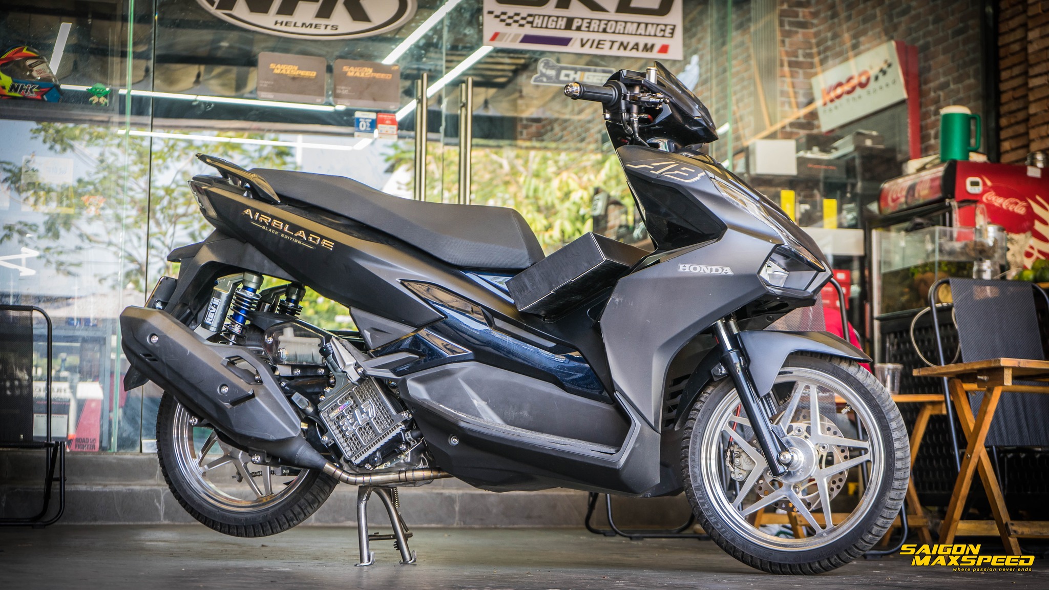 Phuộc Sau OKD Rev II Honda AB125/150 (chính hãng)