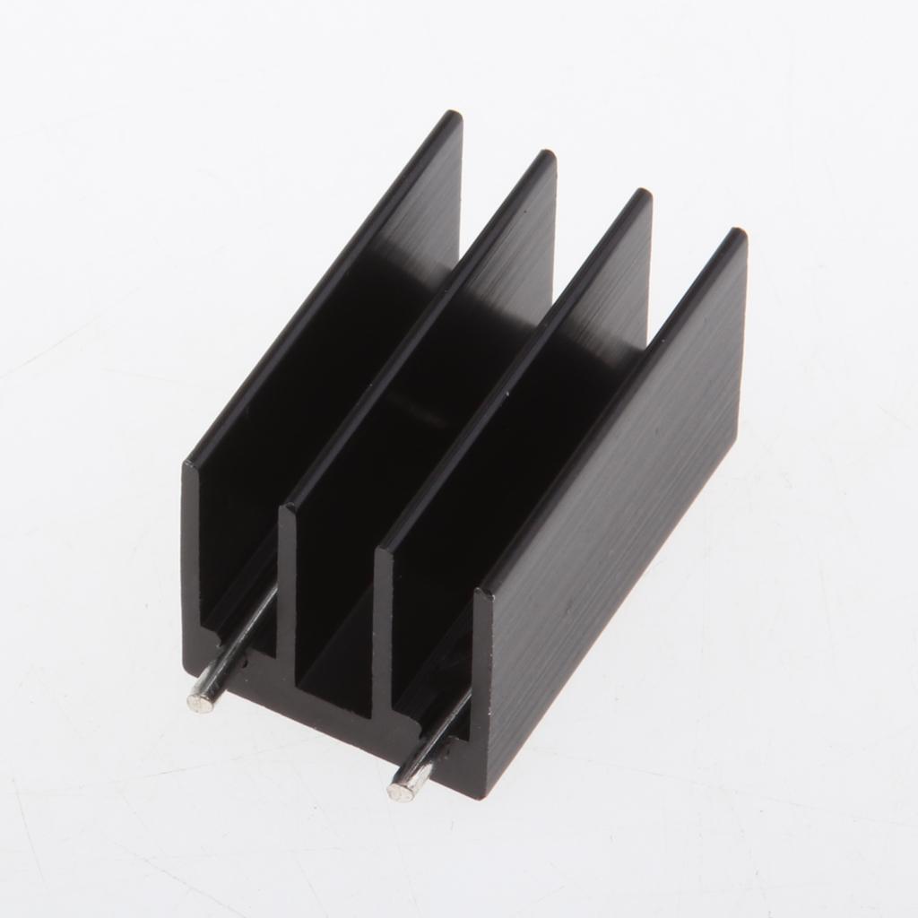 Heatsink Radiator +TO-220 Insulated Particle/Sheet for Transistor Mos Tube