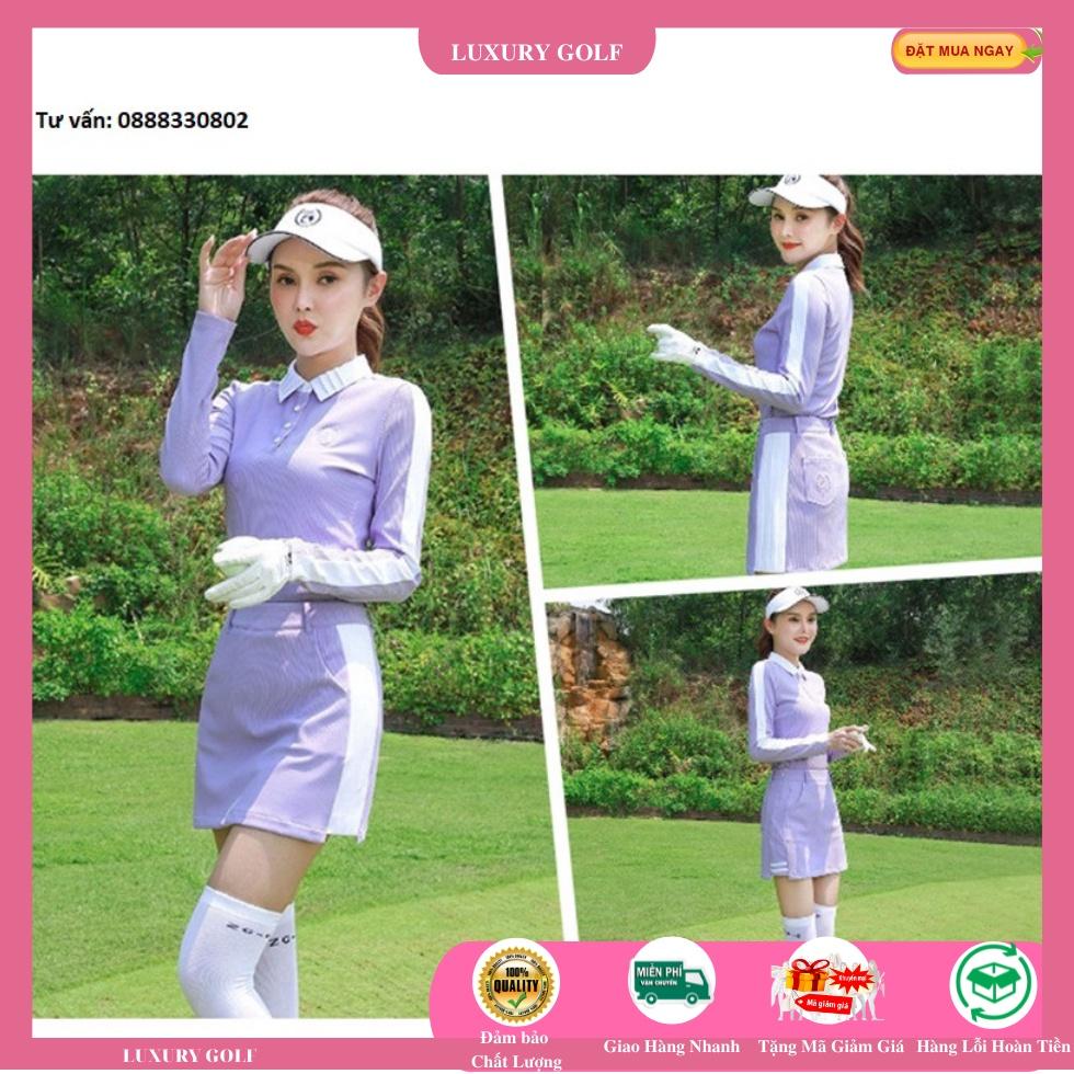 Set áo kèm chân váy golf nữ ZG-6 thời trang thể thao