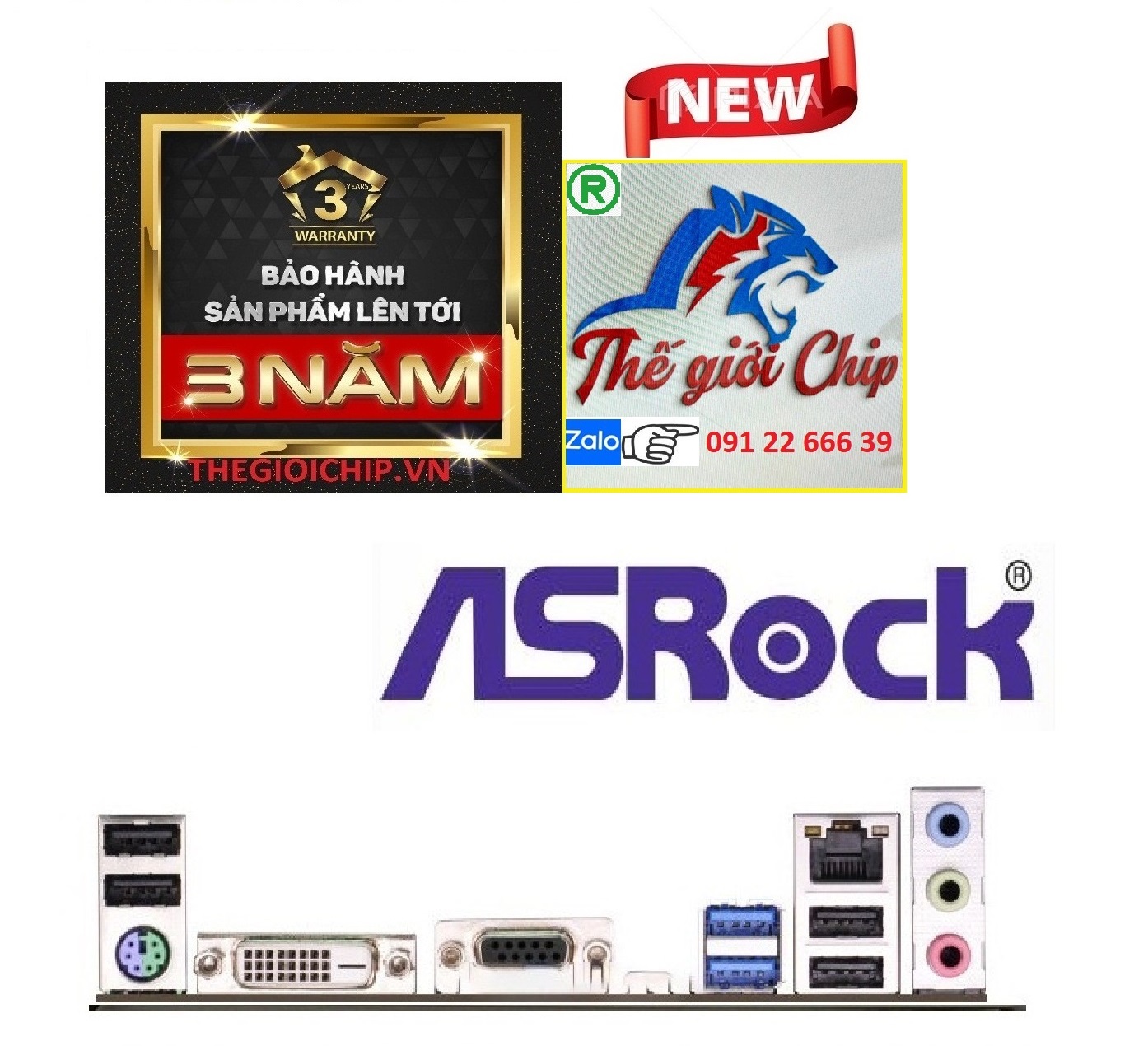 Bo Mạch Chủ ASRock H81M-DGS - HÀNG CHÍNH HÃNG