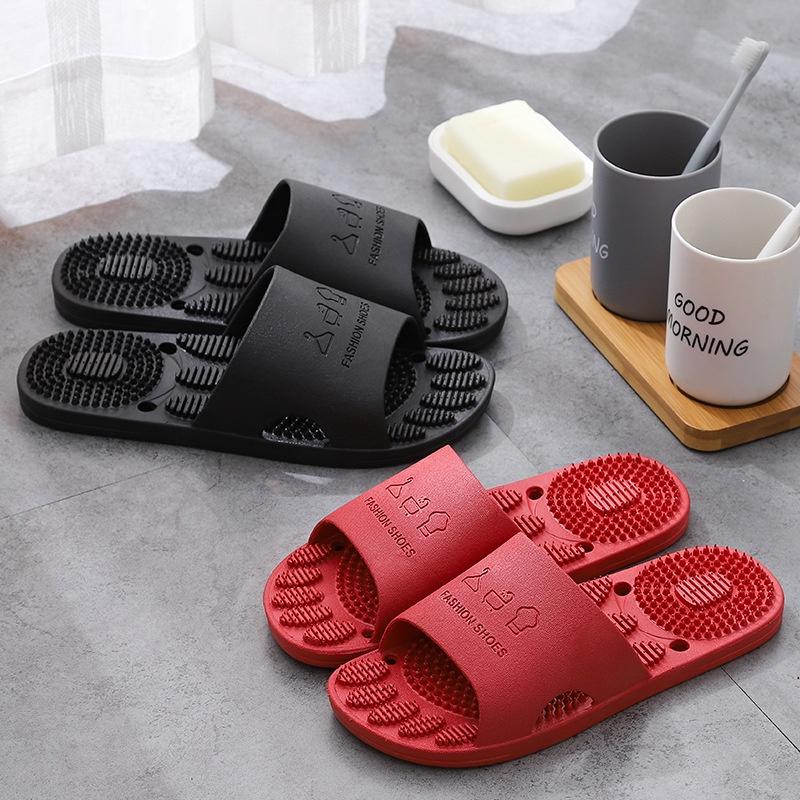 Dép massage đi trong nhà tắm SHOES,dép đúc nguyên khối chống trơn trượt,có gai mềm massage cực tốt cho sức khỏe