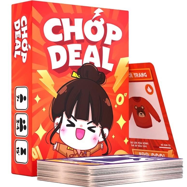 Game CHỚP DEAL Boardgame Săn deal ngon nhanh như chớp!, Party Game Thẻ Bài Chớp Deal Cực Hot, MecoMart