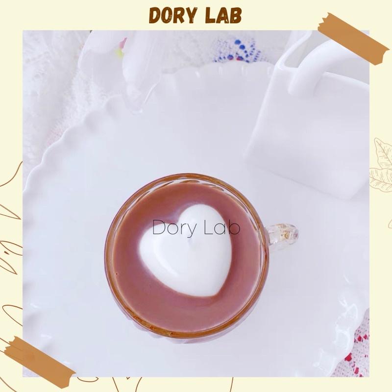 Nến Thơm Tách Cà Phê Sữa Mix Trái Tim, Quà Tặng Valentine - Dory Lab