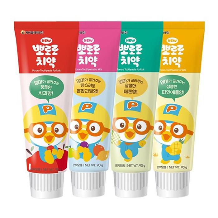 Kem Đánh Răng Cho Trẻ Em New Pororo Toothpaste For Kids 90g Gomi Mall