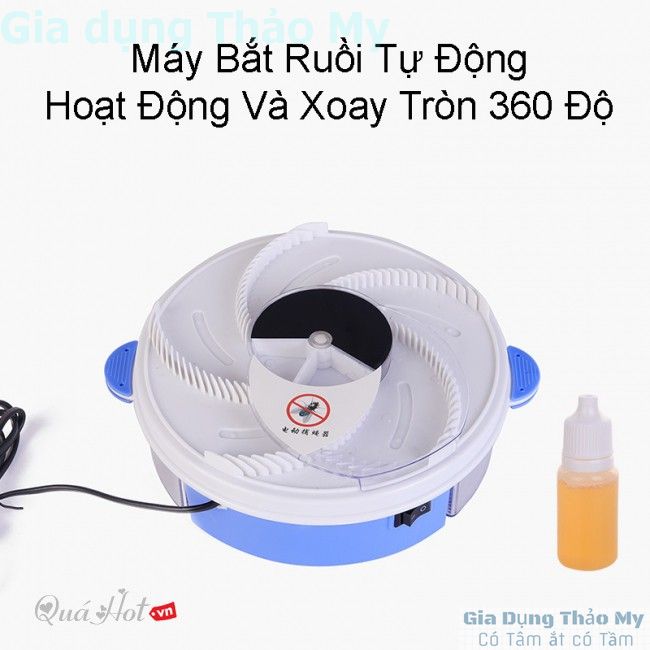 Máy Bắt Ruồi Tự Động Thông Minh, Máy Bắt Ruồi Chạy Điện Không Dùng Hóa Chất