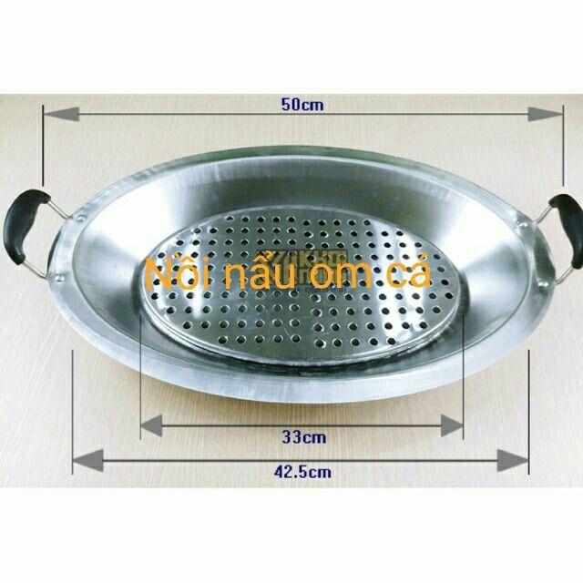 nồi lẩu inox om cá