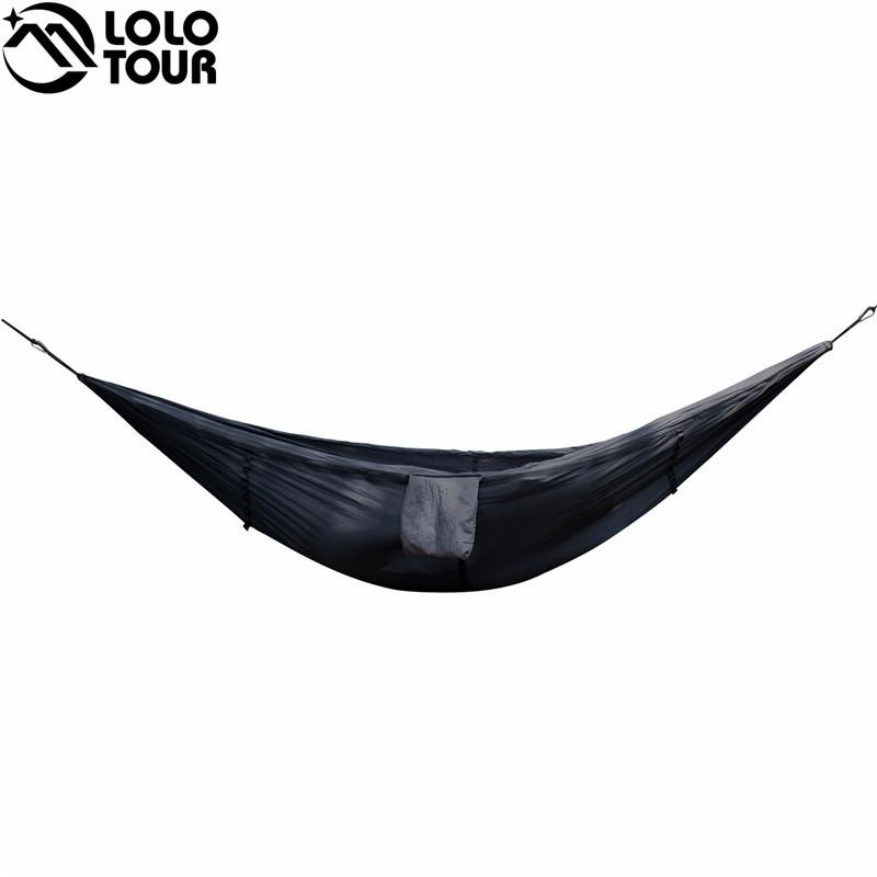 Siêu Nhẹ Lỗi Lưới Võng Lều Muỗi Ngoài Trời Sân Sau Đi Bộ Đường Dài Ba Lô Du Lịch Cắm Trại Đôi Hamac Rede Hamaca Hangmat