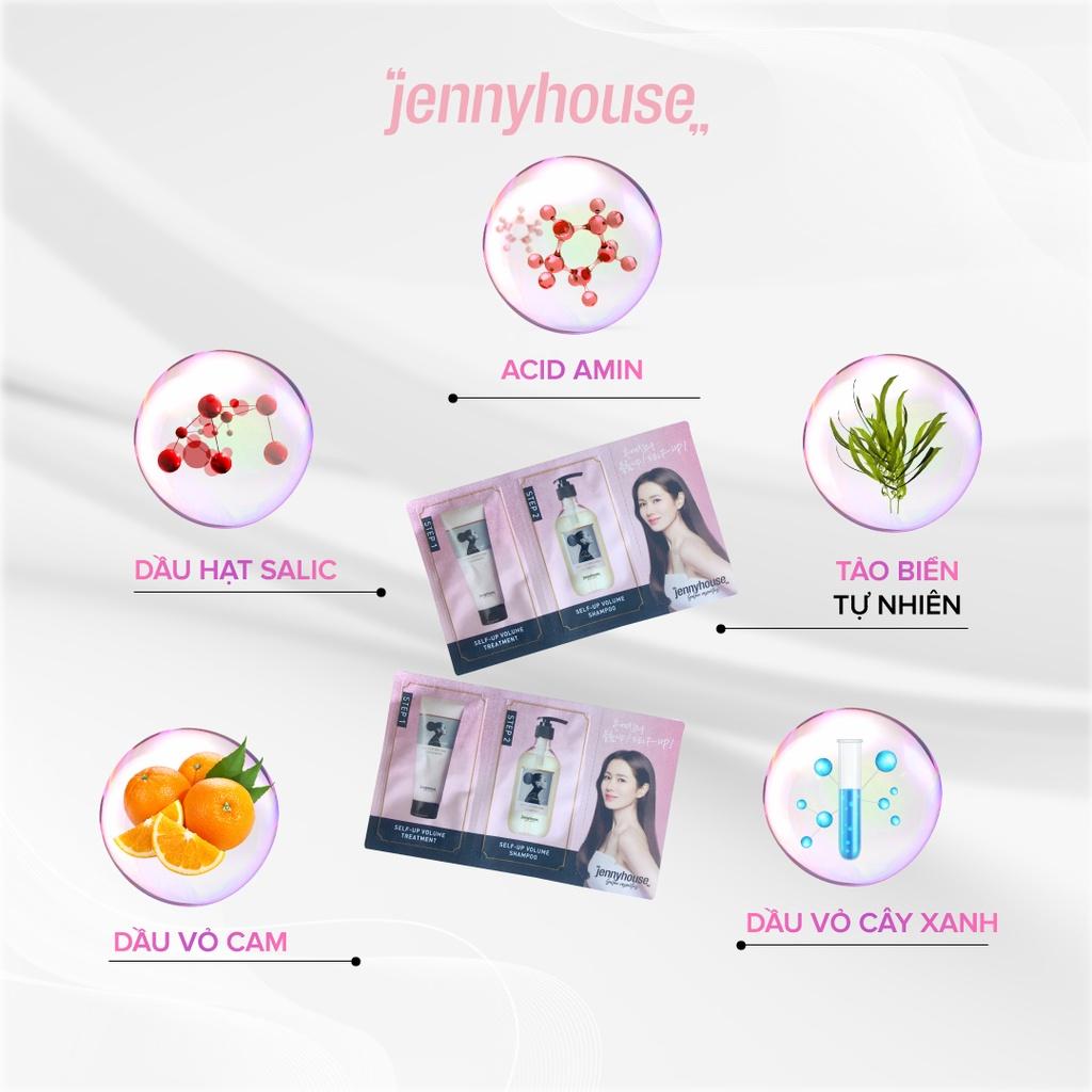 Mẫu Thử Dầu Gội JENNY HOUSE Self-Up Volume Shampoo 5ml, Dầu Xả Self-Up Volume Treatment 5ml