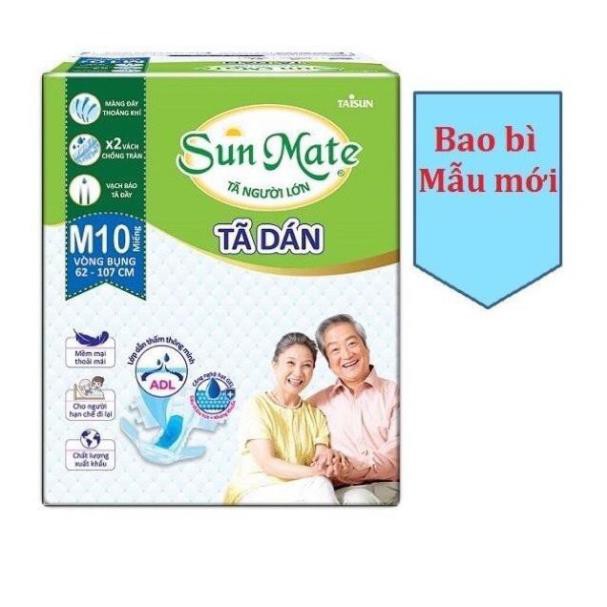 Hình ảnh Combo 4 Tã Dán Người Lớn SunMate G2 size M10, M/L10, XL10, M/L18