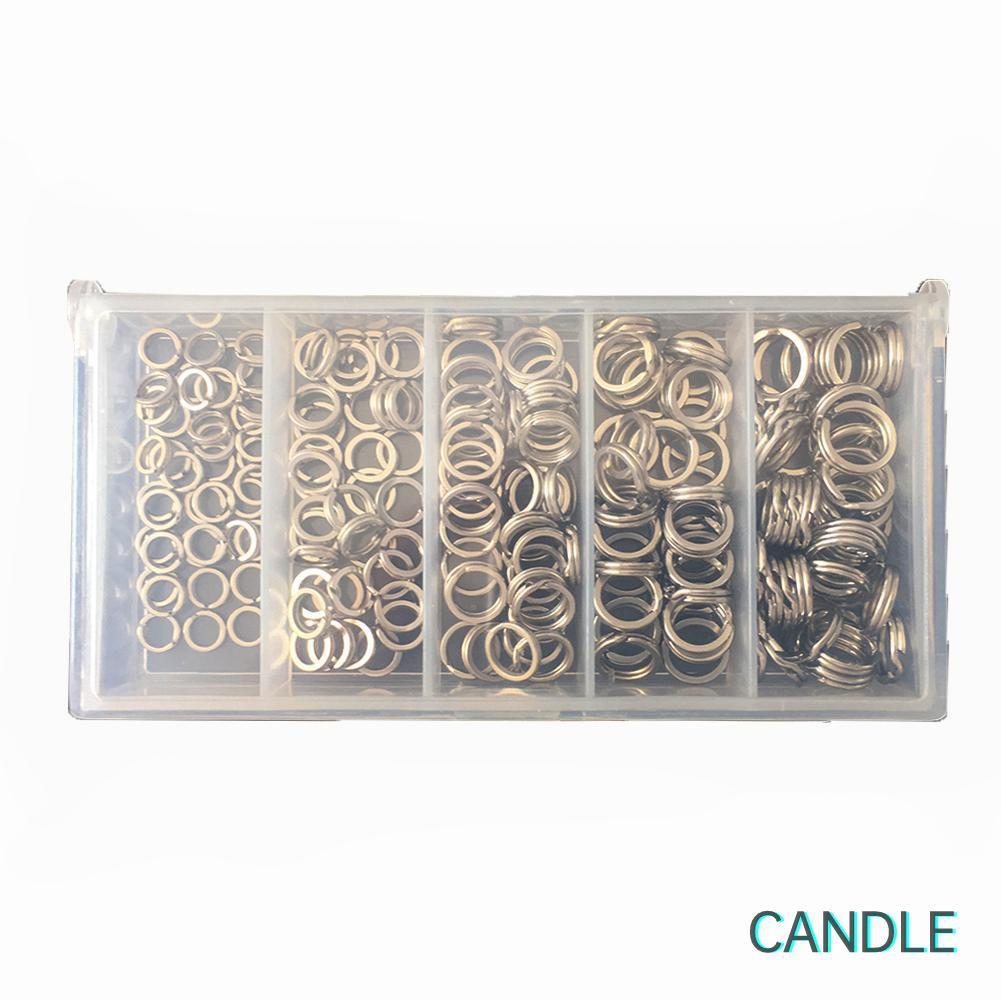 Set 200 Khuyên Nối Câu Cá Bằng Thép Không Gỉ