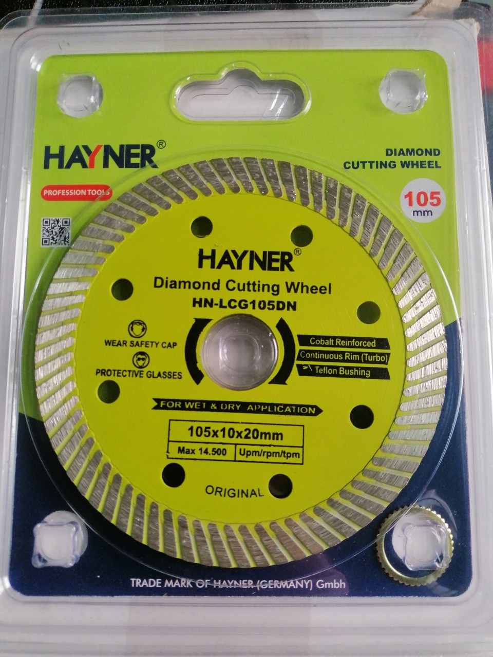 Lưỡi cắt gạch Đa năng 105mm Hayner