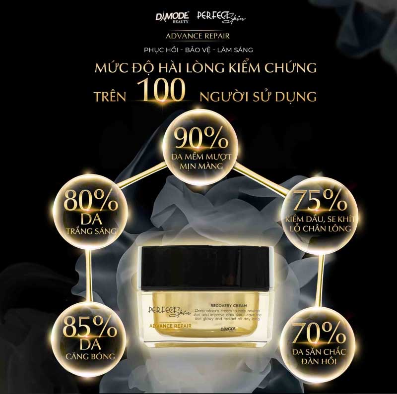 Kem phục hồi dưỡng trắng da nâng cơ ADVANCE REPAIR REVOVERY DAMODE hủ 30gr