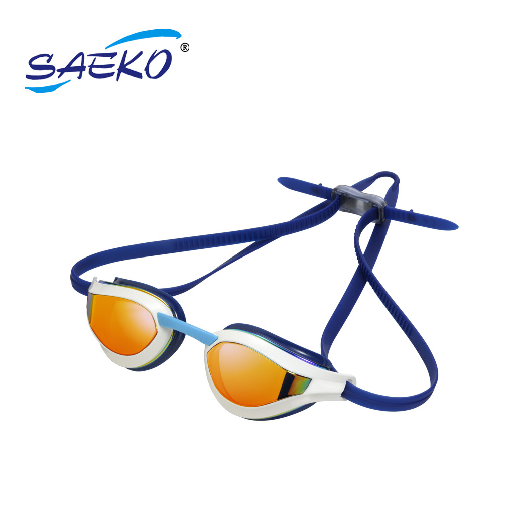 Kính Bơi S68Uv Saeko - Shop Toàn Châu - Trắng, Xanh Dương