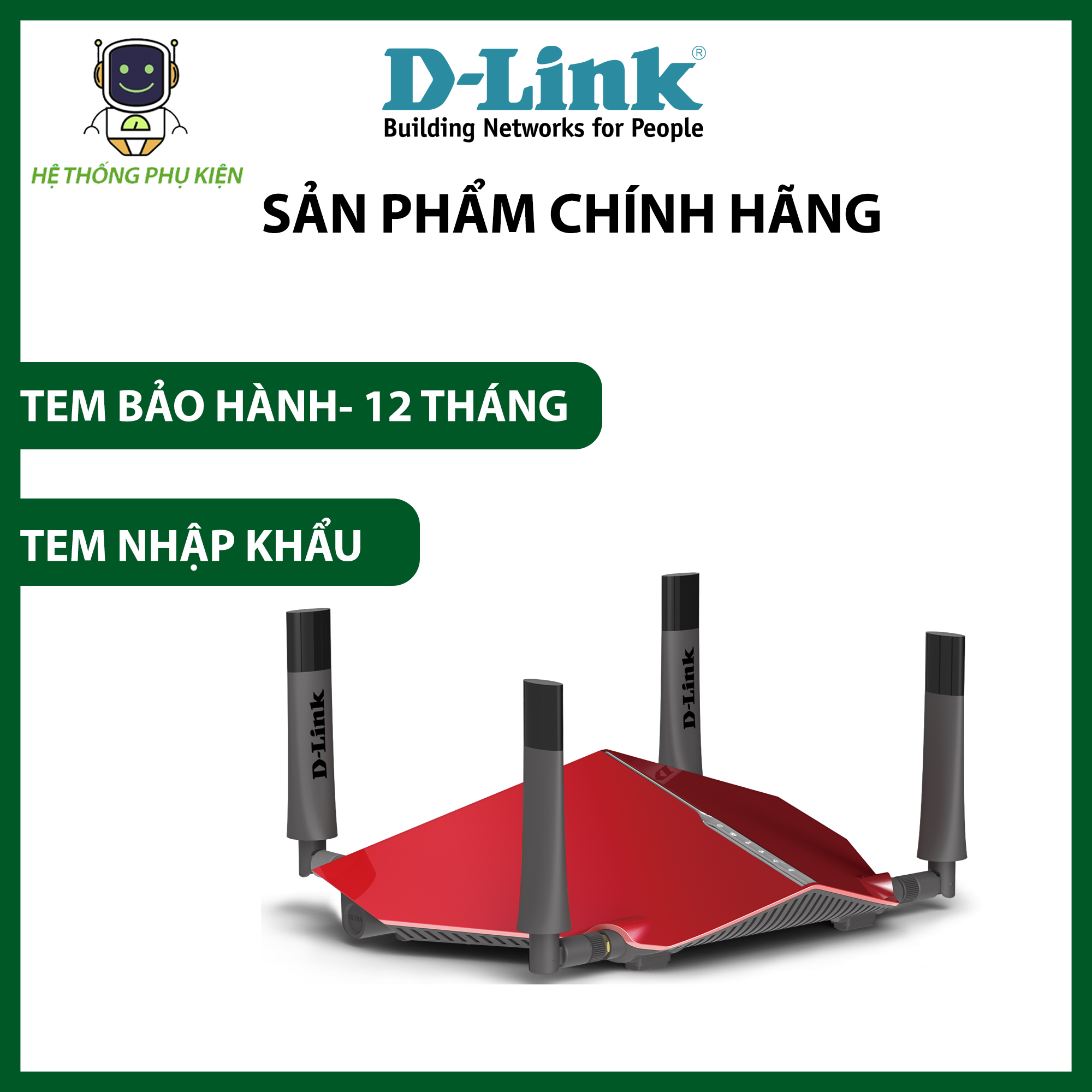 Bộ Phát Wifi Dlink DIR-885L- Hàng Chính Hãng