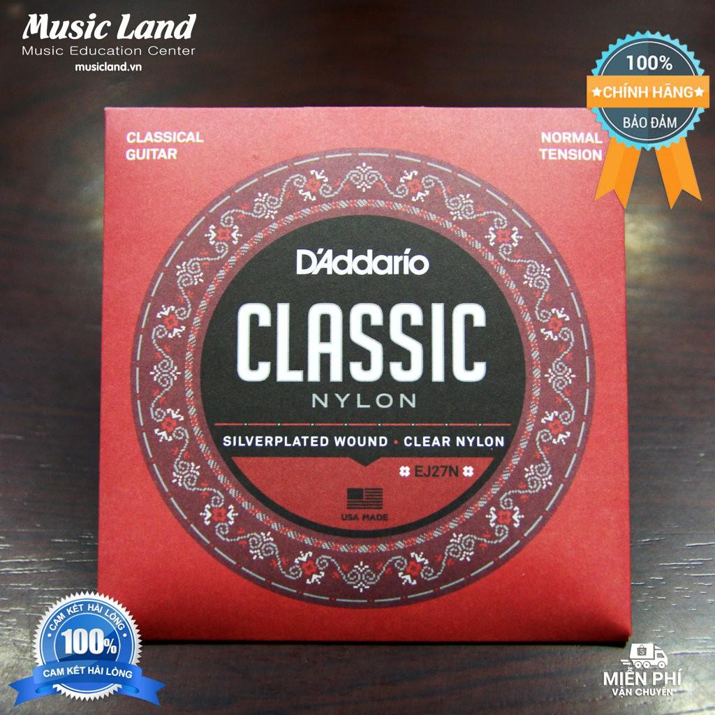 Dây Đàn Guitar Classic D'addario EJ27N - Hàng Chính Hãng