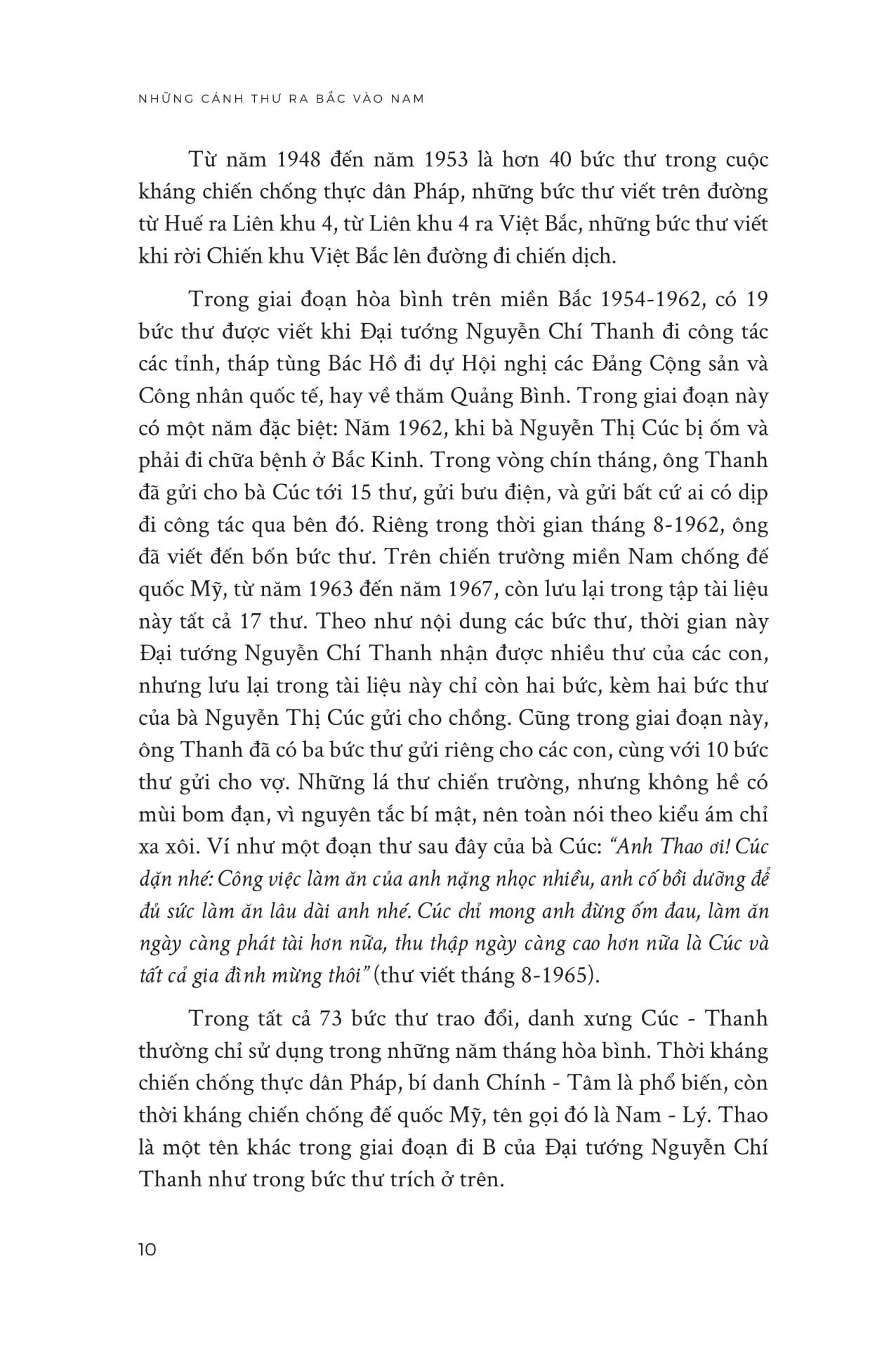 Sách - Những Cánh Thư Ra Bắc Vào Nam