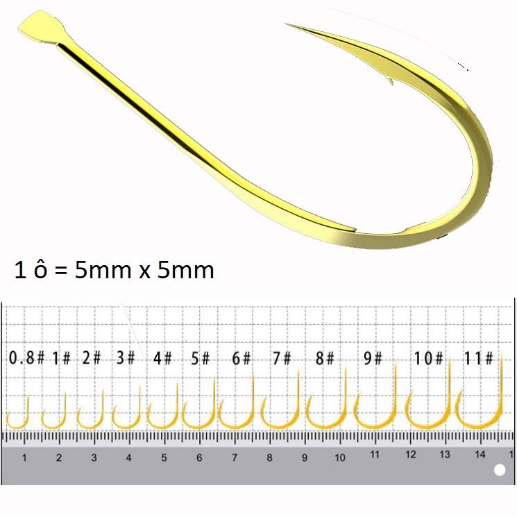 Lưỡi Câu Cá Nhật Bản Super Sharp Lưỡi Câu Đài Siêu Cứng Siêu Bén LC17