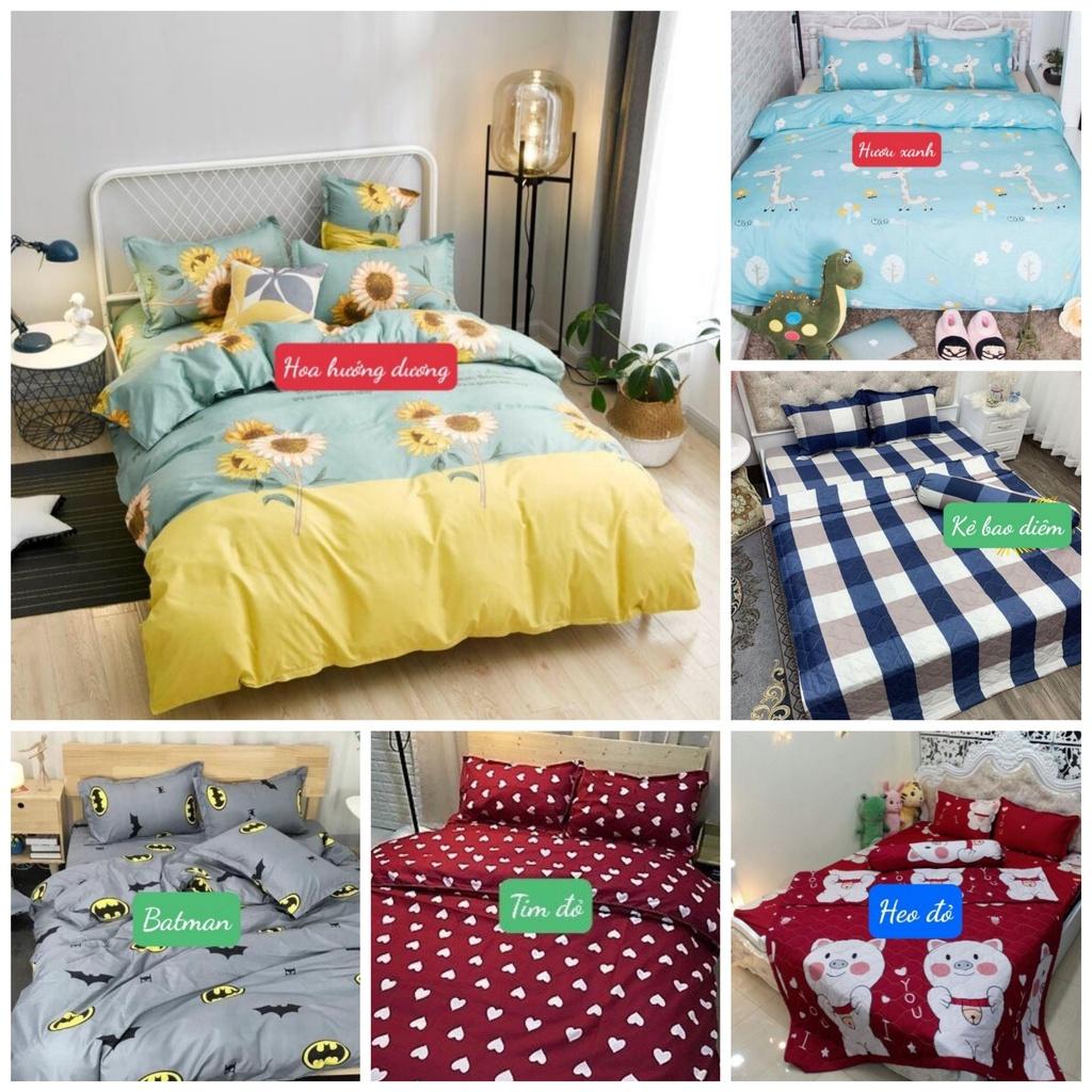 Combo 1 ga 2 vỏ gối 1M2X2M cotton poly hàn mẫu cá heo mới