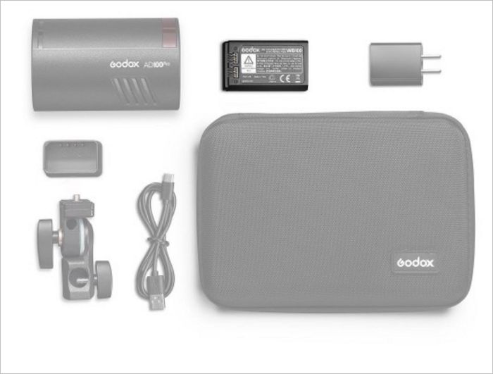 Pin Godox WB100 cho đèn AD100 Pro Hàng Chính Hãng