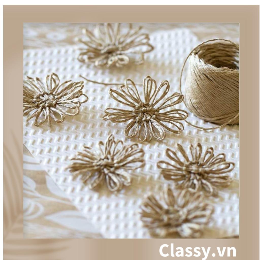 5m &amp; 10 M dây thừng gai Classy , dây đay dùng trang trí, treo ảnh, gói quà, làm đồ thủ công PK337