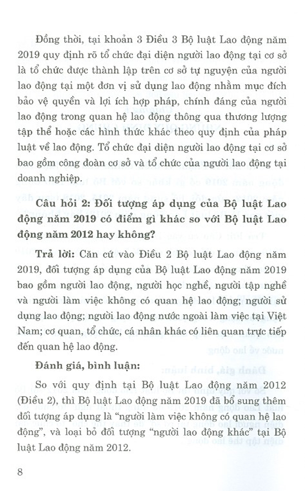 Hỏi – Đáp Bộ Luật Lao Động Năm 2019