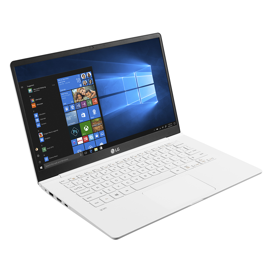 Laptop LG Gram 2018 14ZD980-G AX52A5 Core i5-8250U / Free Dos (14 inch) – White – Hàng Chính Hãng