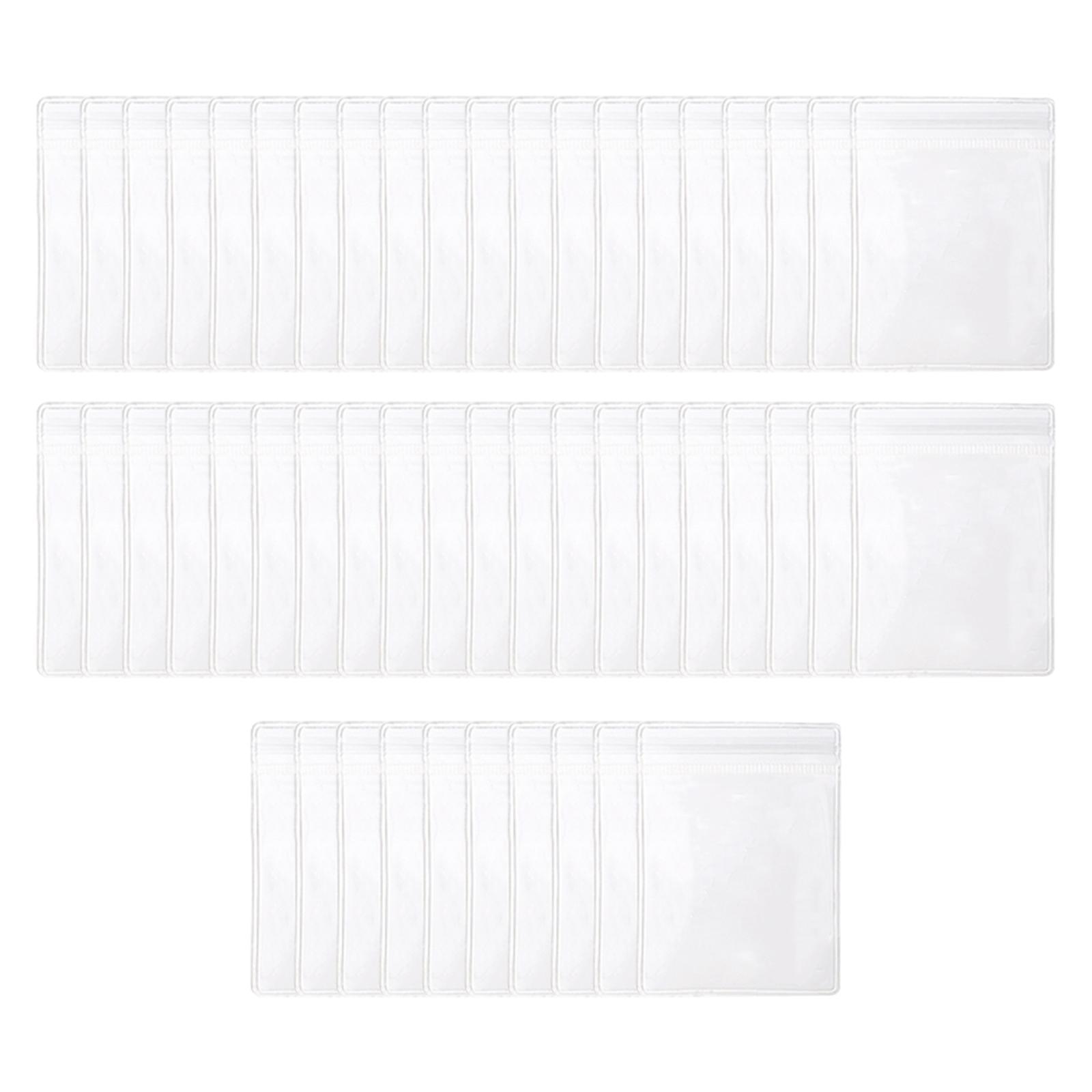 50Pcs Jewelry Bag Reusable Waterproof Earrings Packing Pouch for Necklace