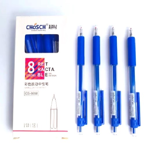 Hộp 12 Cây Bút Gel Bấm Chosch