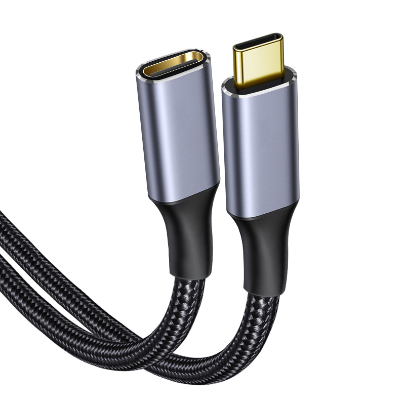 USB 3.1 Cáp mở rộng USB C PD100W 10Gbps Mở rộng cáp nam sang nữ loại C mở rộng dây cáp sạc nhanh