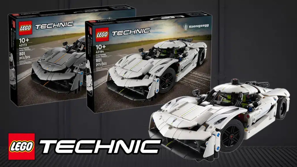 LEGO - TECHNIC - 42184 - Siêu xe Koenigsegg Jesko Absolut White