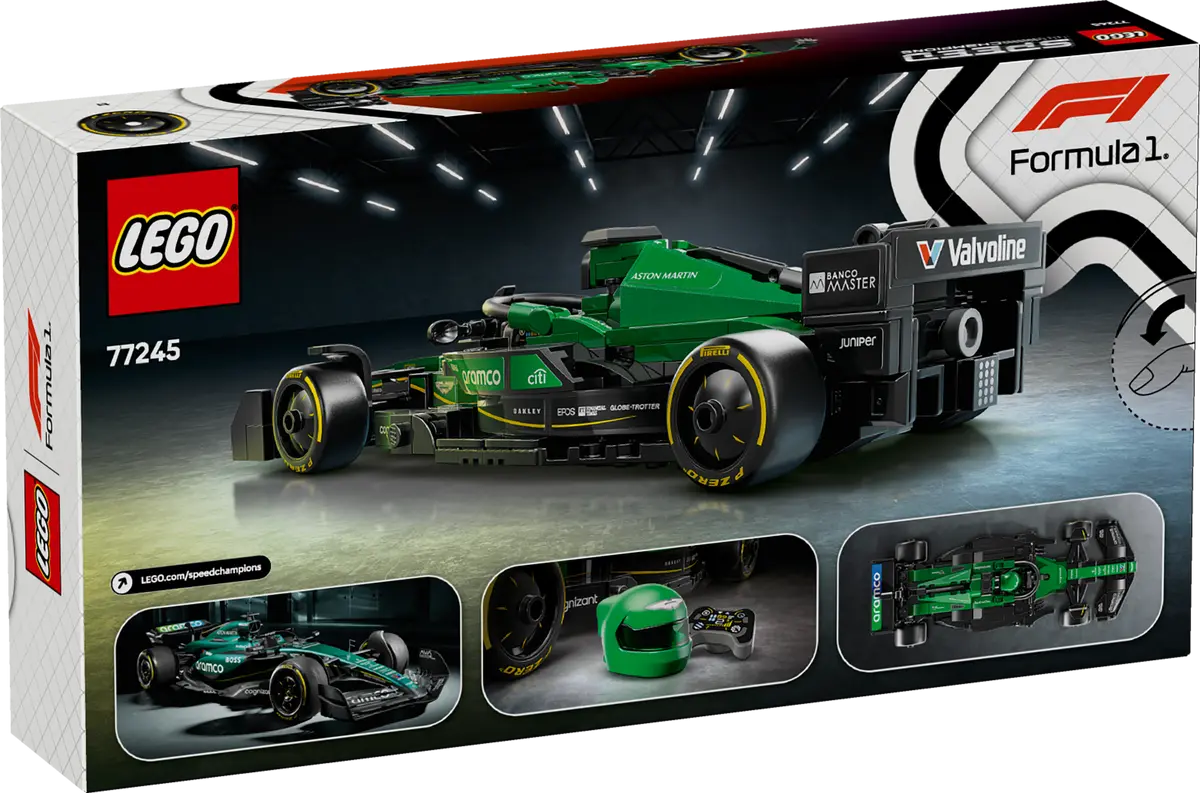 Đồ Chơi Lắp Ráp Xe Đua Aston Martin Aramco F1 AMR24 - Lego Speed Champions 77245 (269 Mảnh Ghép)