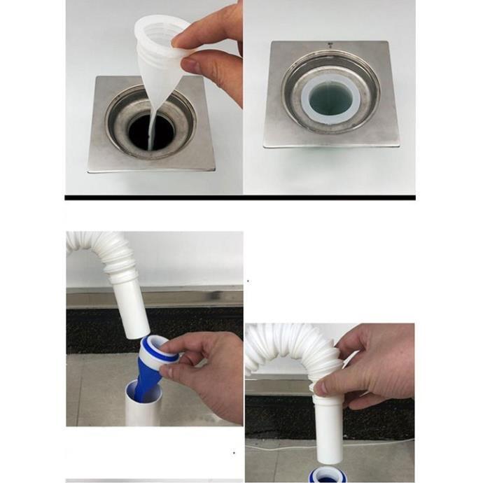 Bộ Van Ngăn Mùi Hôi Cống Kèm Nắp Nhựa