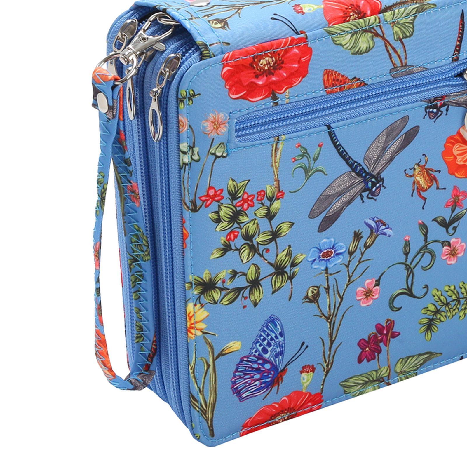 Pencil Holder 120 Slot Pouch 3 Layer Pen Organizer for Office Travel School