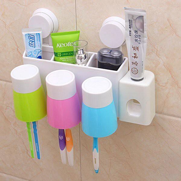 BỘ NHẢ KEM ĐÁNH RĂNG TỰ ĐỘNG - TẶNG KÈM 3 CỐC