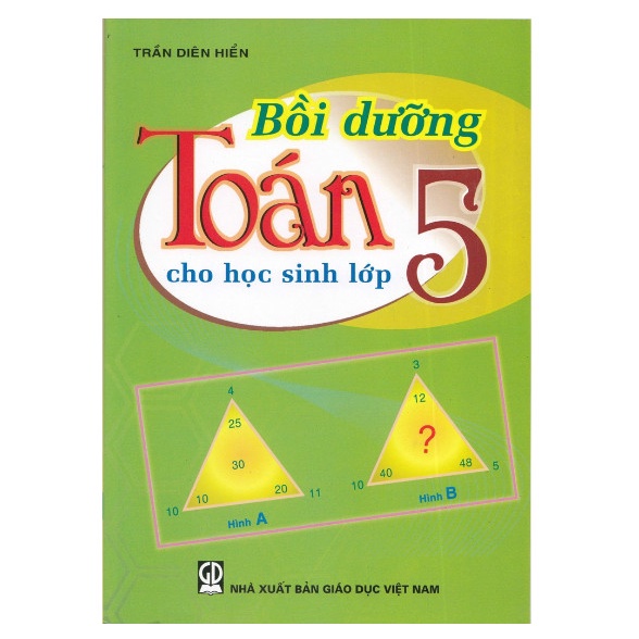 Sách - Bồi Dưỡng Toán cho học sinh lớp 5 và 2 tập giấy kiểm tra 4 ô li ( 6 tờ đôi )