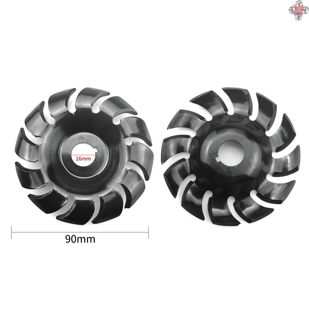 Đĩa Khắc Gỗ 90mm 12 Răng 16mm Cho Máy Mài 100 115