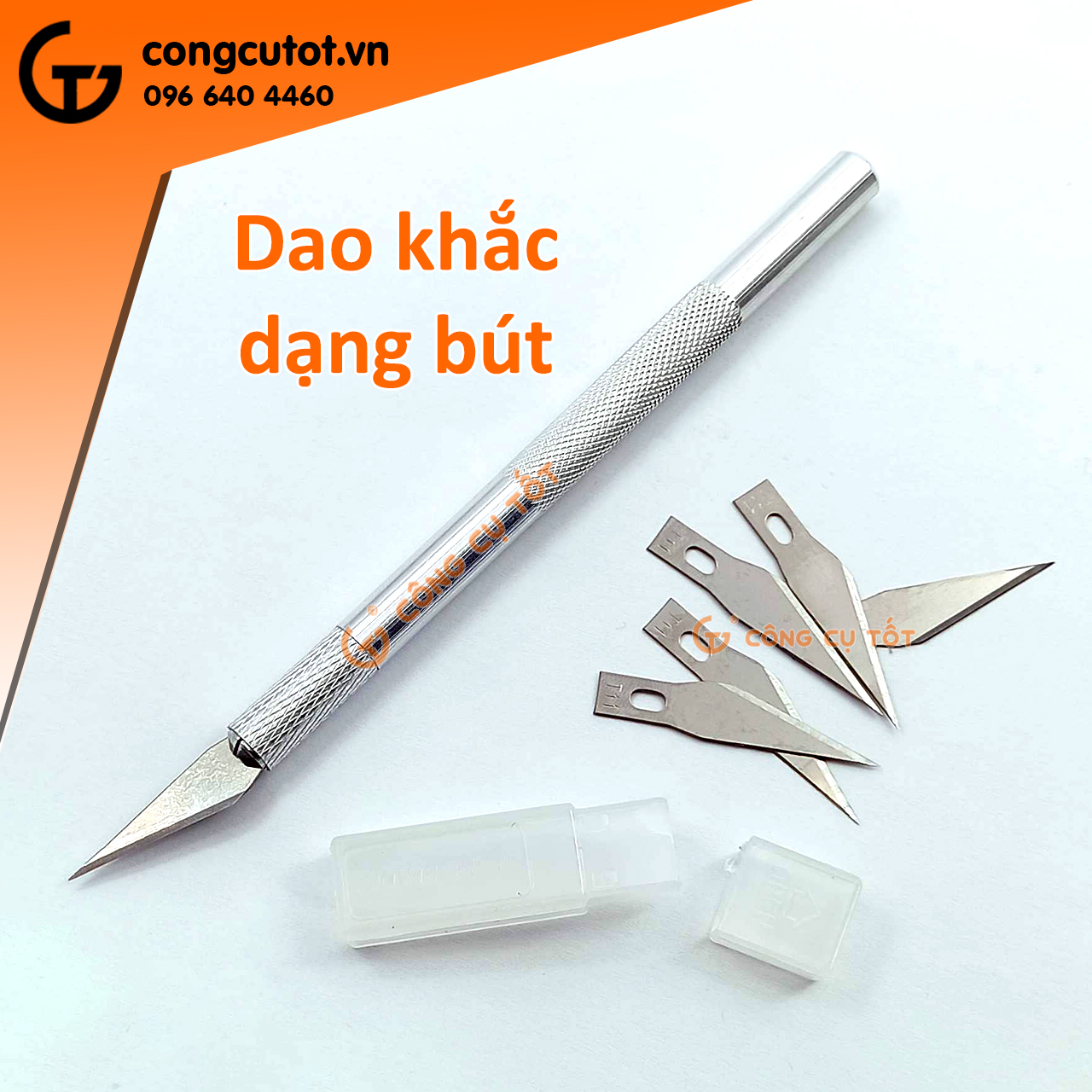 Hộp 5 lưỡi thay thế cho dao khắc dạng bút