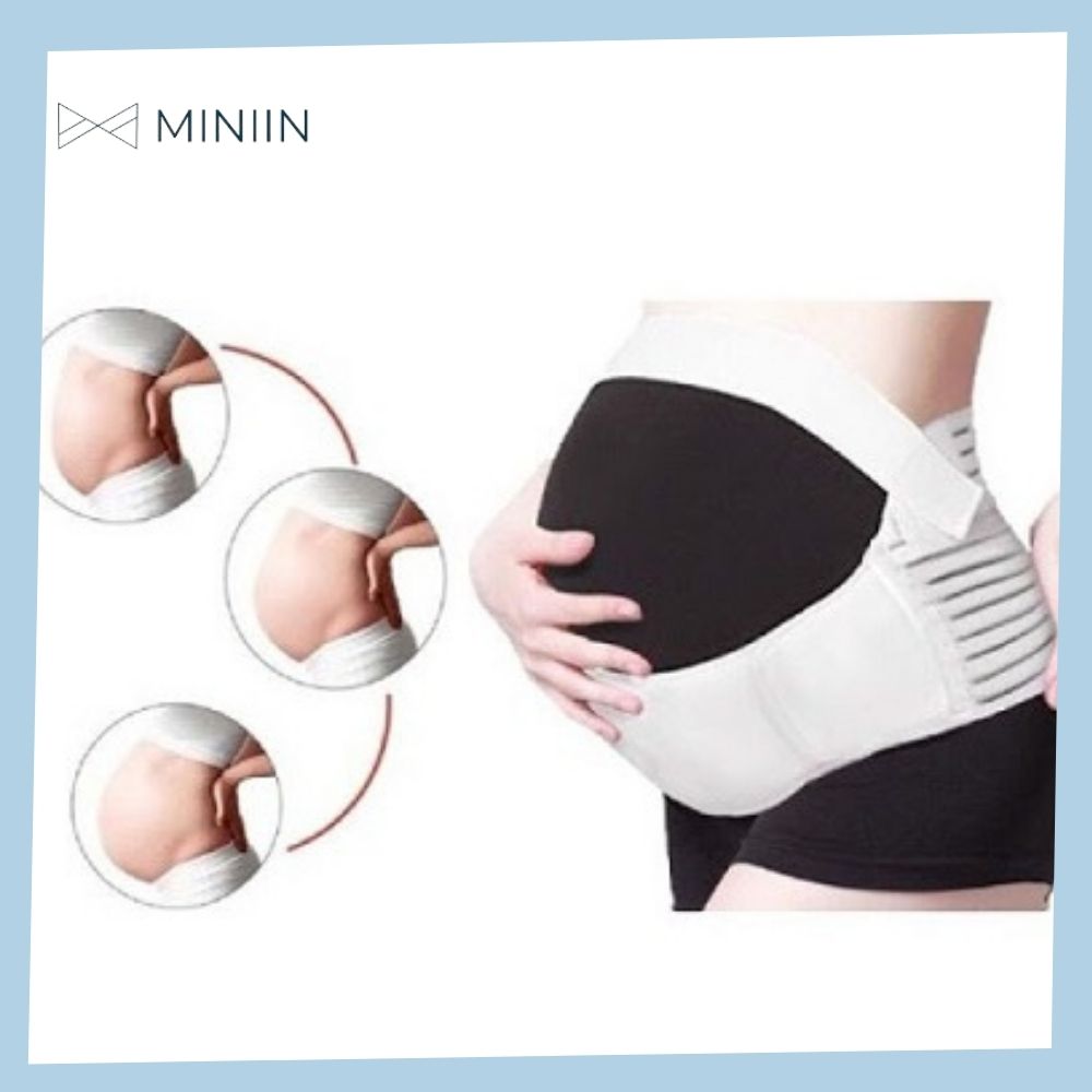 Đai Nâng Đỡ Bụng Bầu Cao Cấp  Loại 1 Chính Hãng MINIIN - Co Giãn Tốt- Giảm Đau Lưng Chống Rạn Da ( Màu Ngẫu Nhiên)