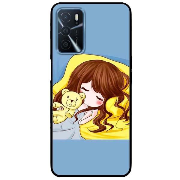 Ốp lưng dành cho Oppo A16 mẫu Anime Couple Ngủ A