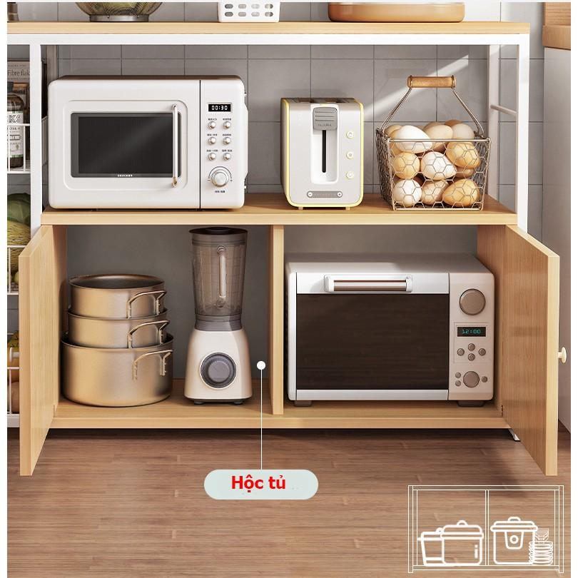 Kệ Để Lò Vi Sóng, Tủ Bếp Nhiều Ngăn Đa Năng Lắp Ghép