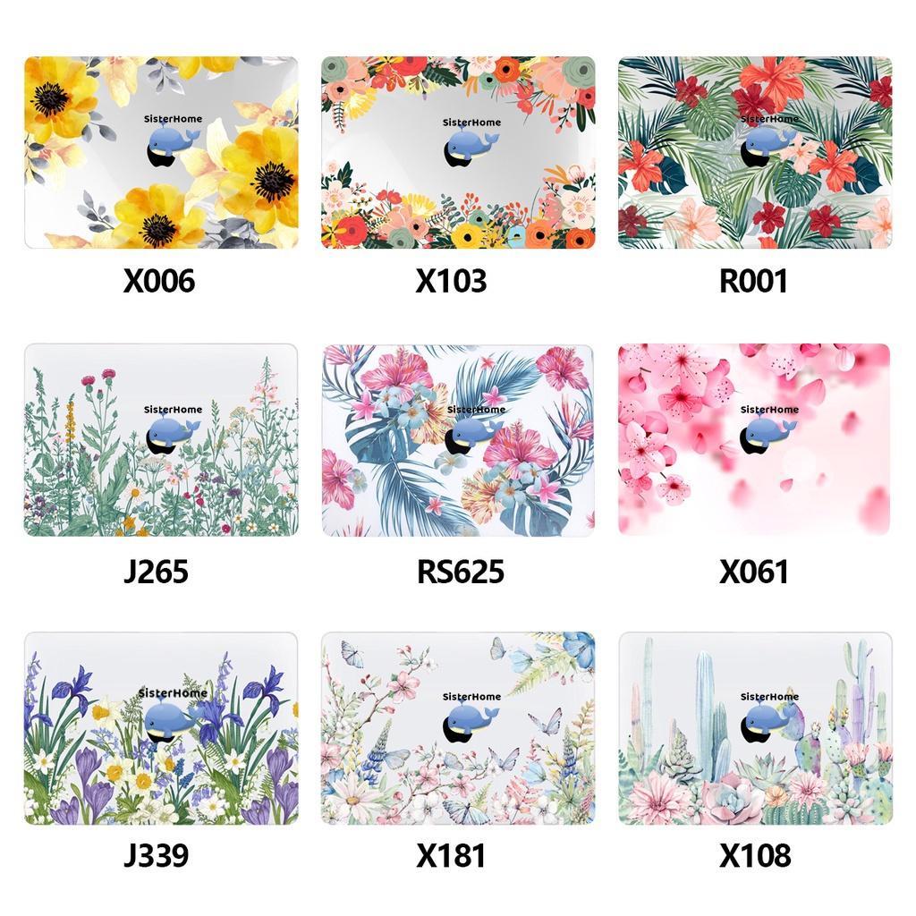 Ốp Điện Thoại in Hình Hoa 5 Trong 1 Cho Macbook Case 2021 2020 2019 M1 Air Pro 13 14 inch A2442 A2251 A2289 A2337 A2338 A1932 A2179 Retina 13 A1502 A1425