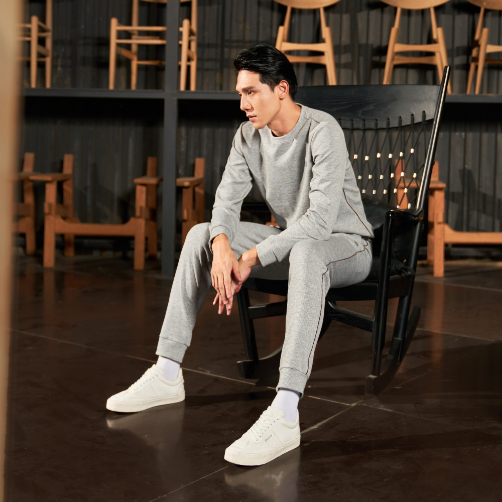 Bộ nỉ thể thao nam BILUXURY vải gỗ viscose cao cấp bền màu phom slimfit với độ ôm vừa tôn dáng